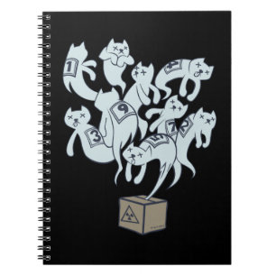 Cuaderno Gato de Schrödinger 9 vidas