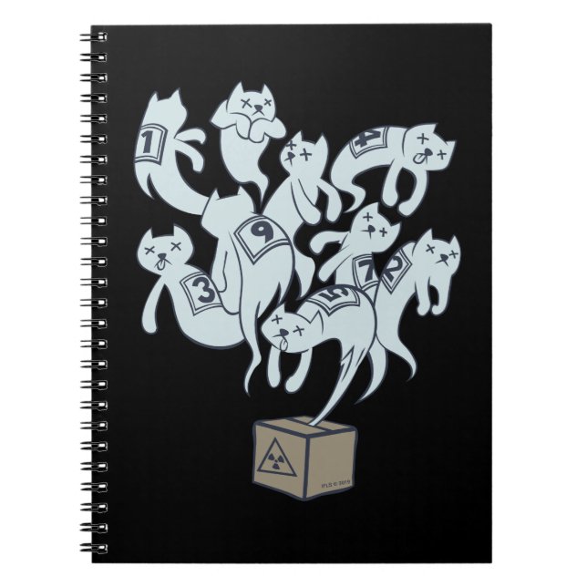 Cuaderno Gato de Schrödinger 9 vidas (Frente)