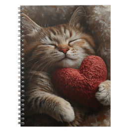 CUADERNO GATO DE TABBY DE DORMITORIO CORTO CON COLOR CARDÍA