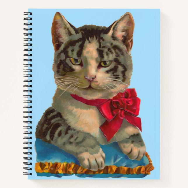 Cuaderno Gato de tabby de Victoria (Anverso)