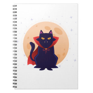 Cuaderno Gato de vampiro lindo