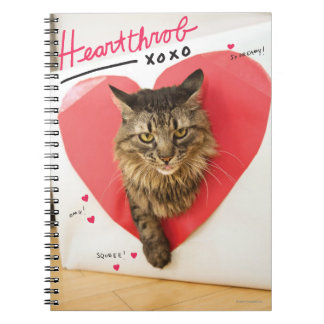 Cuaderno Gato del corazón