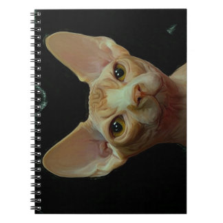 Cuaderno gato del sphynx