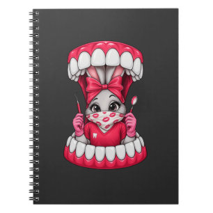 Cuaderno Gato Dentista Adorable Arte Divertido de Higiene D