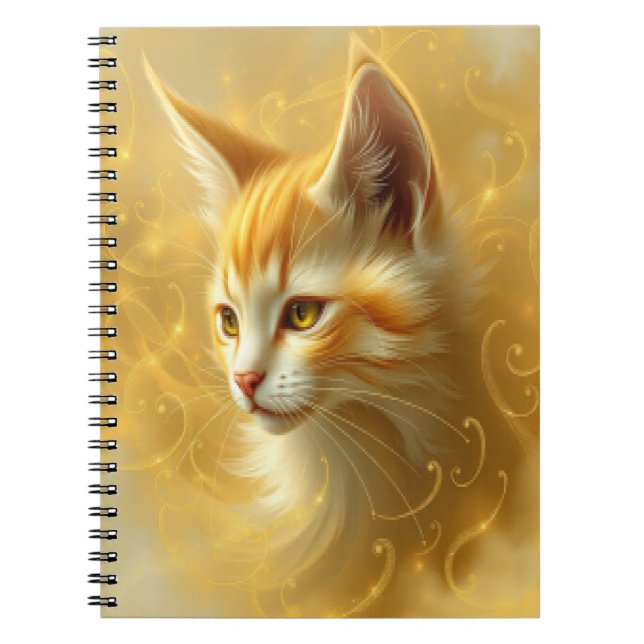 Cuaderno Gato dorado (Frente)