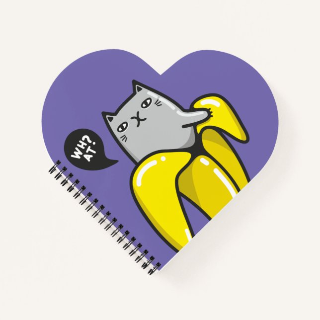 Cuaderno Gato en banana (Anverso)