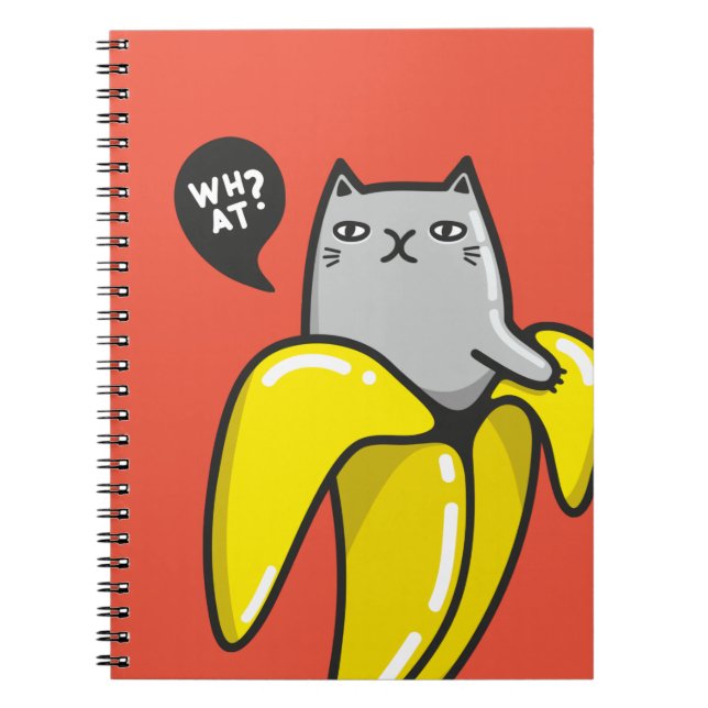 Cuaderno Gato en banana (Frente)