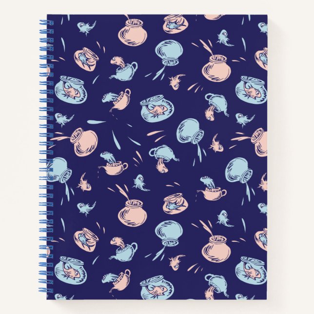 Cuaderno Gato En El Gorra | El patrón de los peces (Anverso)