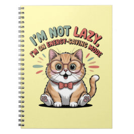 Cuaderno Gato en Modo de Ahorro de Energía