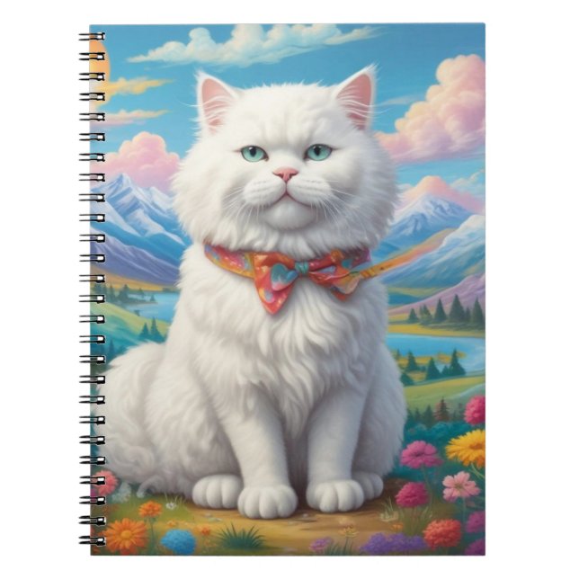 Cuaderno Gato en un bloc de notas de campo (Frente)