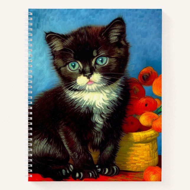 Cuaderno Gato esmoquin de Van Gogh  (Anverso)