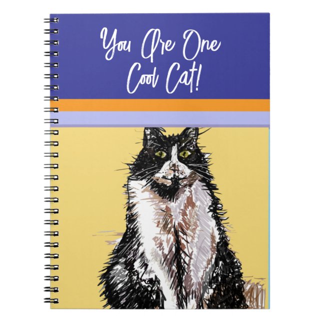 Cuaderno Gato Esmoquin Pastel Gatos Chicos Eres Un Gato Gen (Frente)