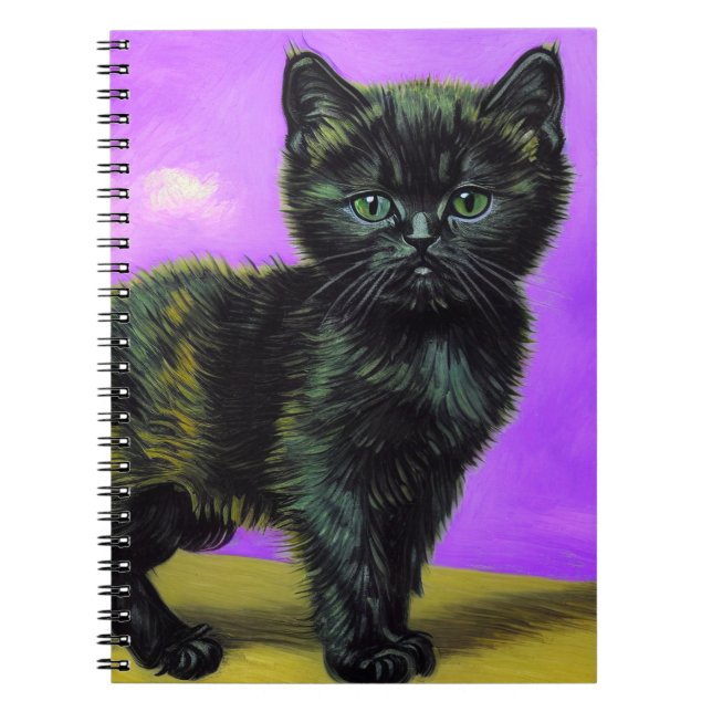 Cuaderno Gato estilo Van Gogh (Frente)