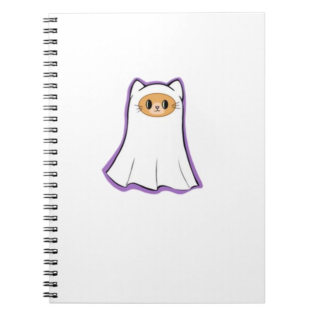 Cuaderno gato fantasma Classic T-Shirt_3 (Frente)