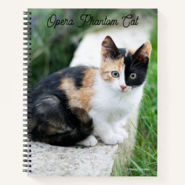 Cuaderno Gato Fantasma de la Ópera