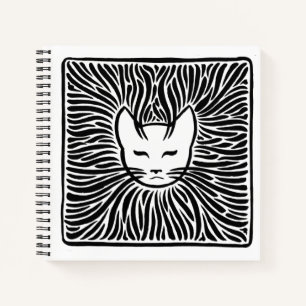 Cuaderno Gato feliz