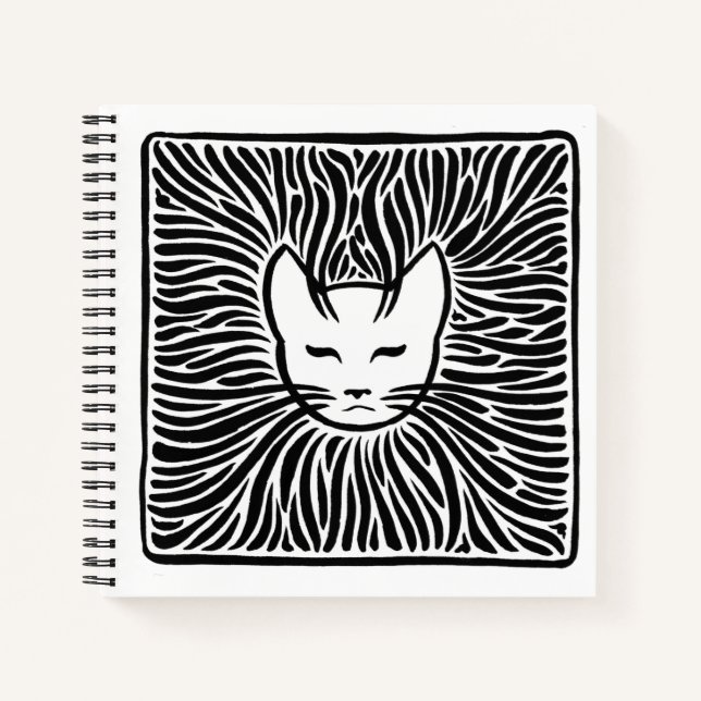 Cuaderno Gato feliz (Anverso)