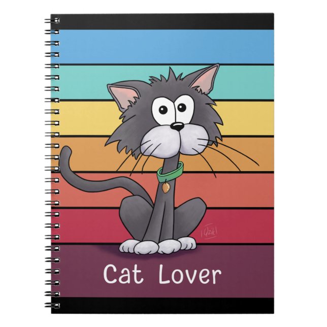 Cuaderno Gato festivo (Frente)