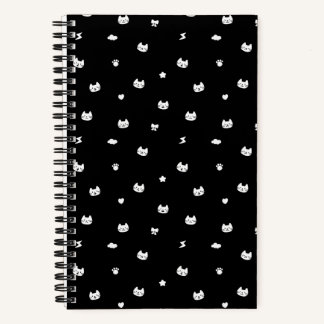 Cuaderno Gato Garabato Negro