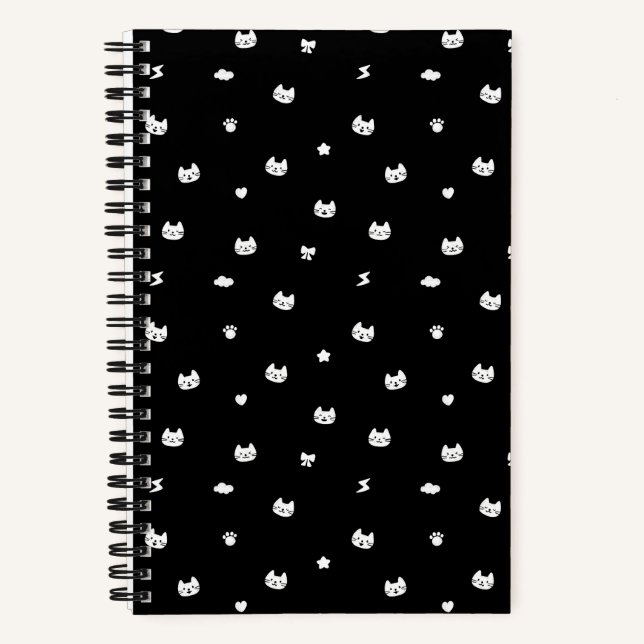 Cuaderno Gato Garabato Negro (Anverso)