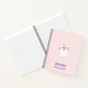 Cuaderno Gato gatito agudo y agudo