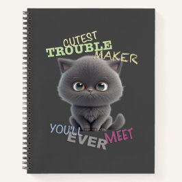 Cuaderno Gato Gatito Gatito Menor Problema Maker Aburrido D