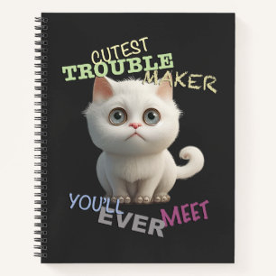 Cuaderno Gato Gatito Gatito Menor Problema Maker Aburrido D