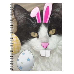 Cuaderno Gato gitano negro y blanco de Pascua