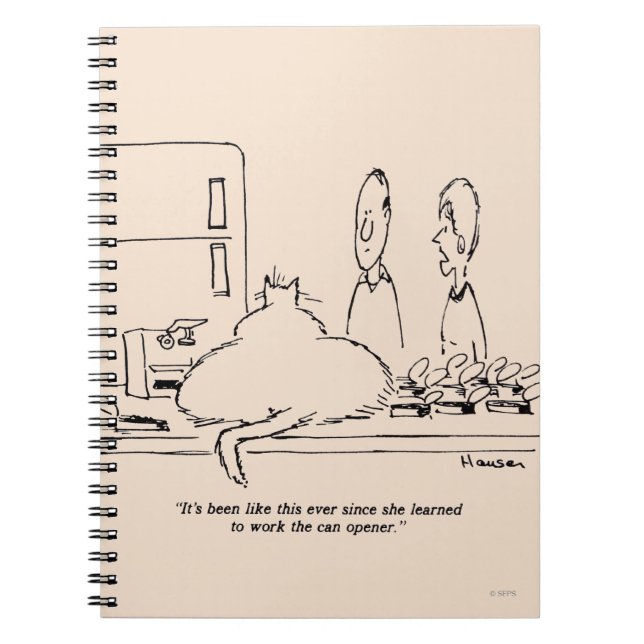 Cuaderno Gato gordo (Frente)