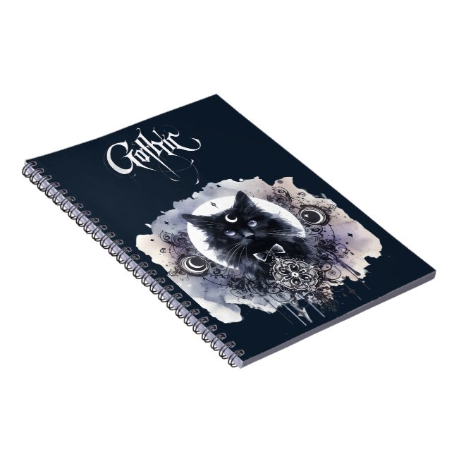 Cuaderno Gato Gótico (Lado Derecho)