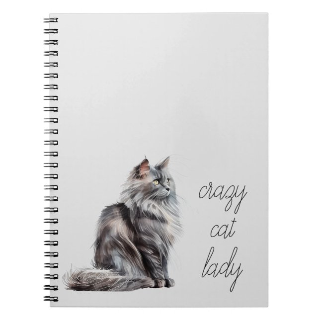 Cuaderno Gato gris (Frente)