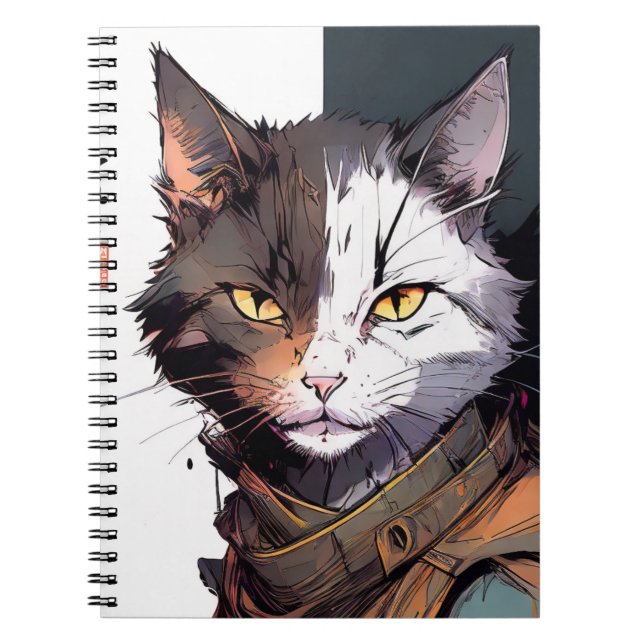 Cuaderno Gato guerrero (Frente)