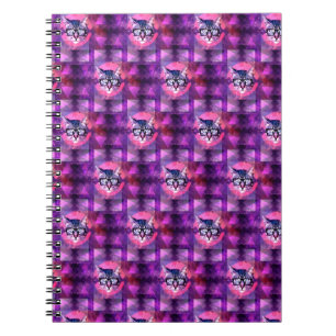 Cuaderno gato iluminado