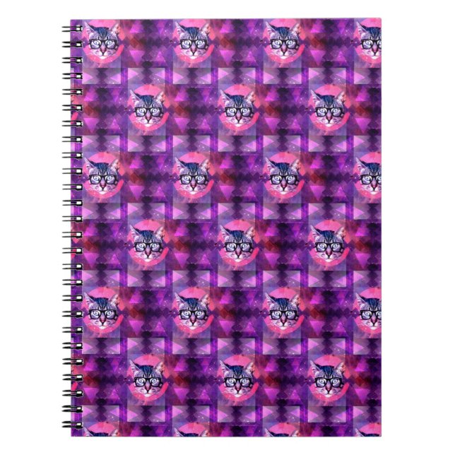 Cuaderno gato iluminado (Frente)