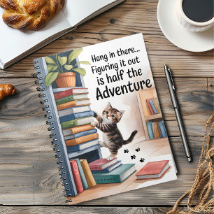 Cuaderno Gato Inspirador Divertido