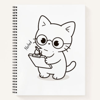 Cuaderno Gato Inteligente - Perro Tranquilo