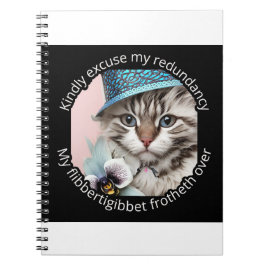 Cuaderno Gato italiano de lujo: Ombre