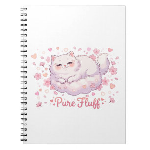 Cuaderno Gato Kawaii Esponjoso Puro