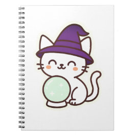 Cuaderno Gato Kawaii Halloween - Magnífico y adorable Spook