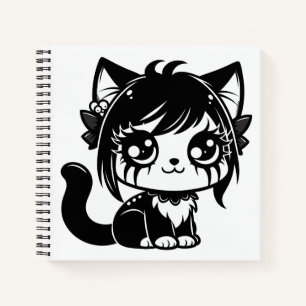 Cuaderno Gato lindo Manga Kitten Kawaii