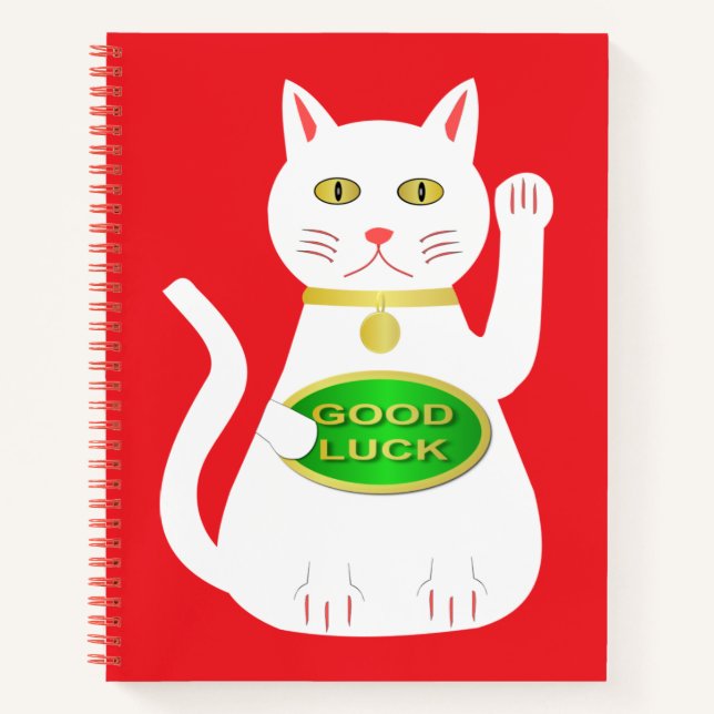 Cuaderno Gato Lucky Oriental (Anverso)