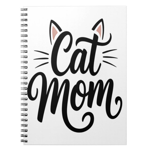 Cuaderno Gato Mamá Whiskers y Oídos (Frente)