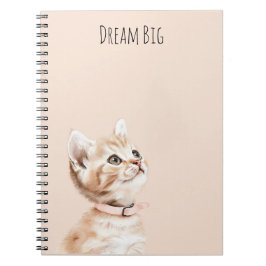 Cuaderno Gato Melocotón Blanco