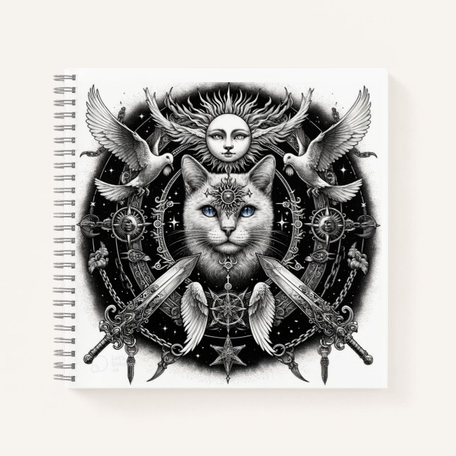 Cuaderno "Gato místico" (Anverso)