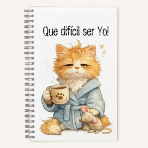 Cuaderno gato modelo