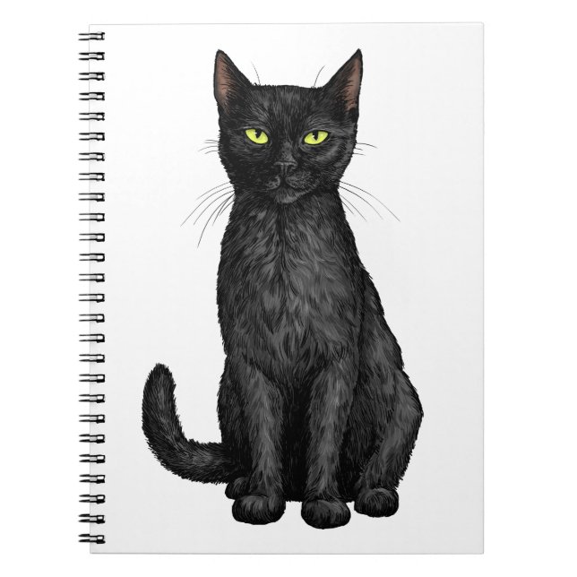 Cuaderno Gato negro (Frente)