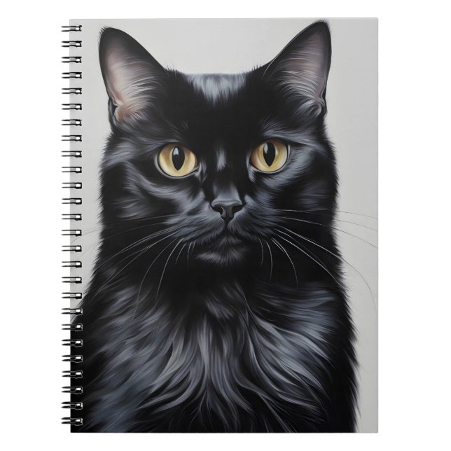 Cuaderno Gato negro (Frente)