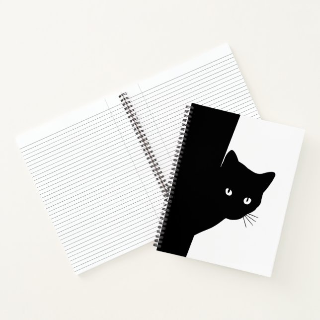 Cuaderno Gato negro astuto (Interior)