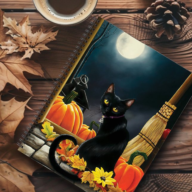 Cuaderno Gato negro de Halloween (Subido por el creador)