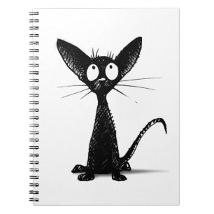 Cuaderno Gato negro oriental